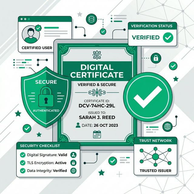 Digital Verification Illustration